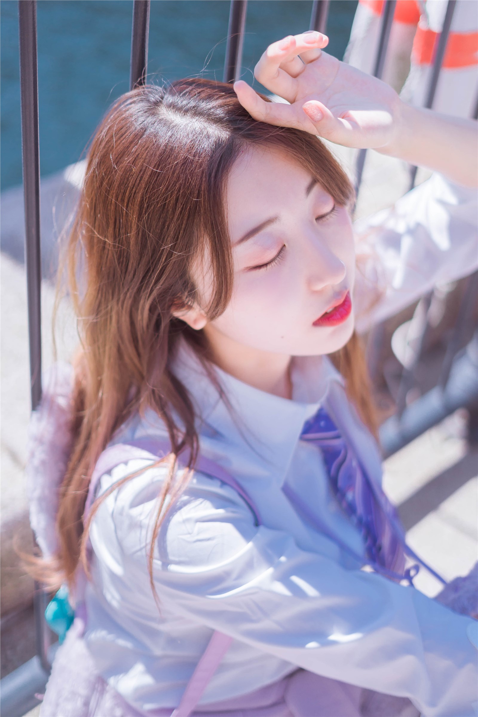 Kuragawa - NO.043 Japan Travel Shooting - Purple Disney Uniform(14)